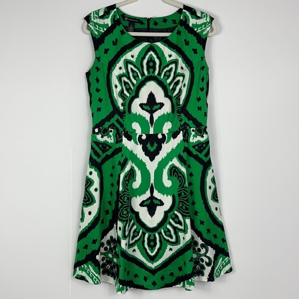 INC International Concepts IKAT dress, size 10